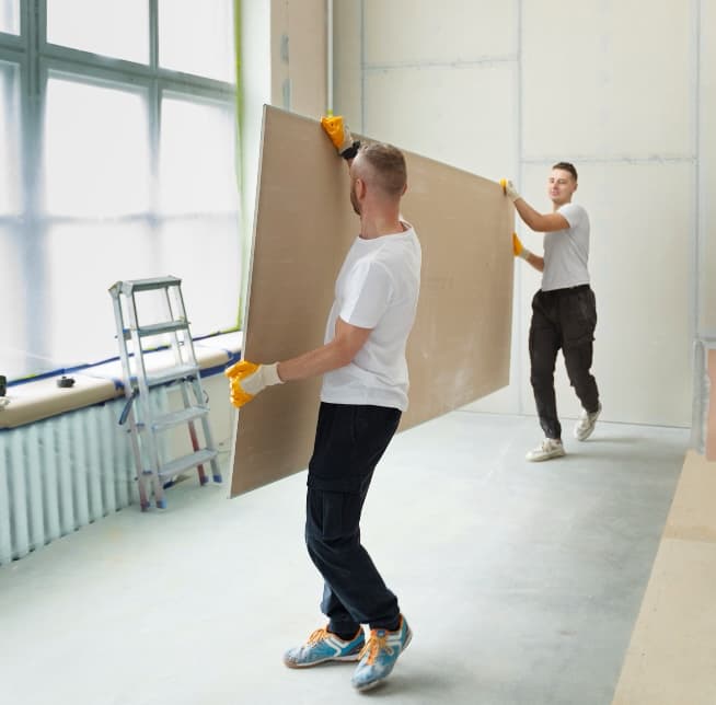 Construction et réparation de mur en placoplatre