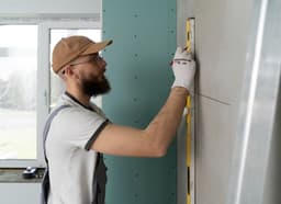 Construction et réparation de mur en placoplatre